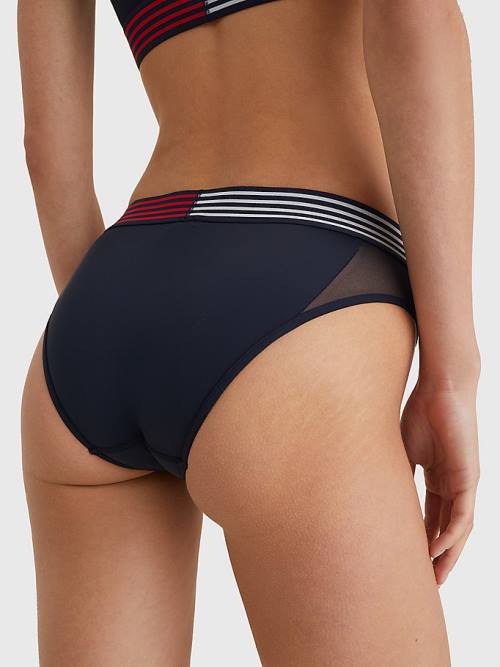 Blue Tommy Hilfiger TH Stretch Logo Waistband Briefs Women's Underwear | TH127JUV