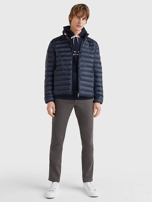 Blue Tommy Hilfiger TH Warm Padded Men's Jackets | TH562VCX