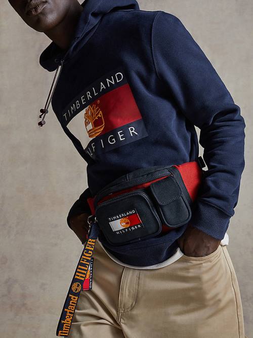 Blue Tommy Hilfiger TOMMYXTIMBERLAND Remixed Bum Men's Bags | TH302HCR