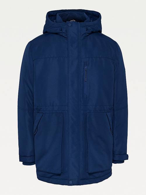 Blue Tommy Hilfiger Tech Padded Parka Men's Jackets | TH138JTM