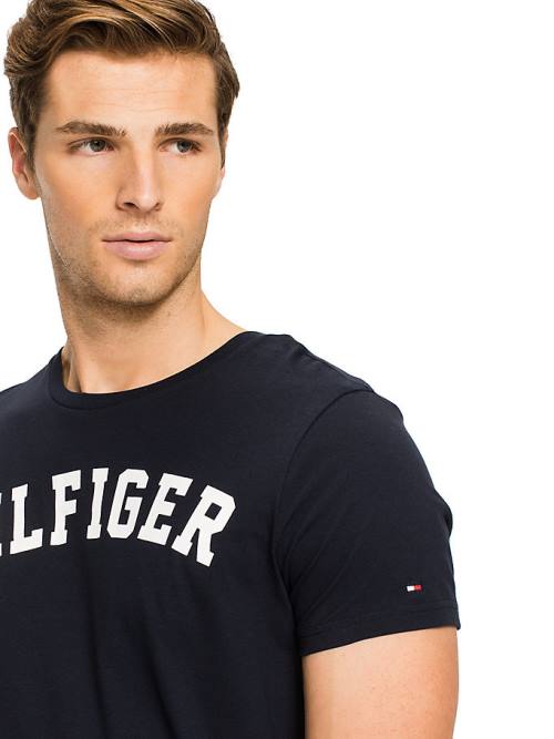 Blue Tommy Hilfiger Tommy Hilfiger Logo Men's Pyjamas | TH189SXZ