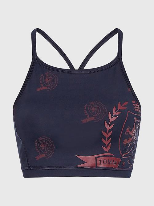 Blue Tommy Hilfiger Tommy Icons Sport Bra Women's Underwear | TH940RSB