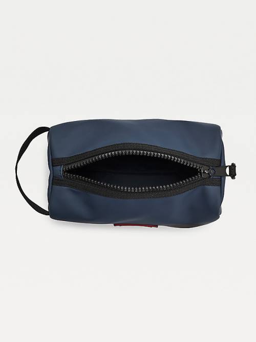 Blue Tommy Hilfiger Urban Zipped Washbag Men's Bags | TH590DIK