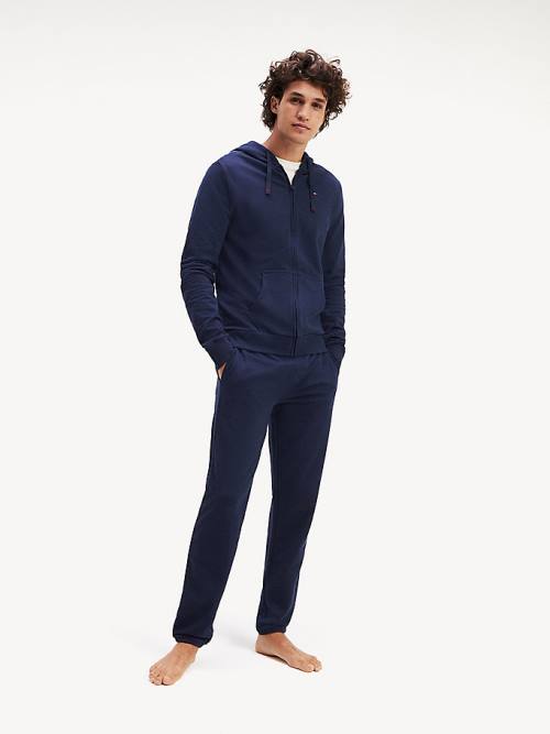 Blue Tommy Hilfiger Zip-Thru Men's Pyjamas | TH217CNK