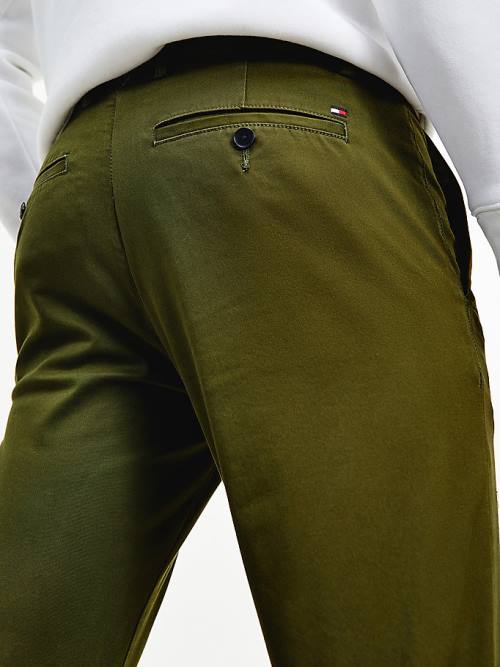 Brown Tommy Hilfiger 1985 Essential Bleecker Slim Fit Chinos Men's Pants | TH603AVP