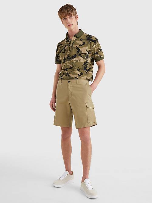 Brown Tommy Hilfiger 1985 Essential Harlem Relaxed Cargo Men's Shorts | TH052ZEN