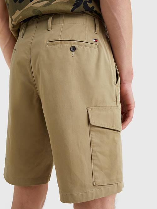 Brown Tommy Hilfiger 1985 Essential Harlem Relaxed Cargo Men's Shorts | TH052ZEN