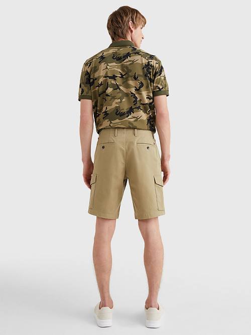 Brown Tommy Hilfiger 1985 Essential Harlem Relaxed Cargo Men's Shorts | TH052ZEN