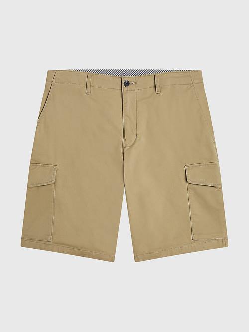 Brown Tommy Hilfiger 1985 Essential Harlem Relaxed Cargo Men's Shorts | TH052ZEN