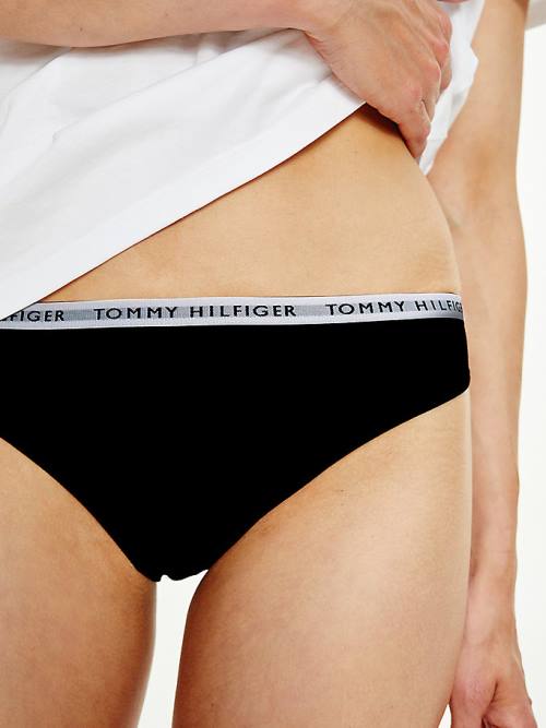 Brown Tommy Hilfiger 3-Pack Recycled Cotton Briefs Women's Underwear | TH601DTK