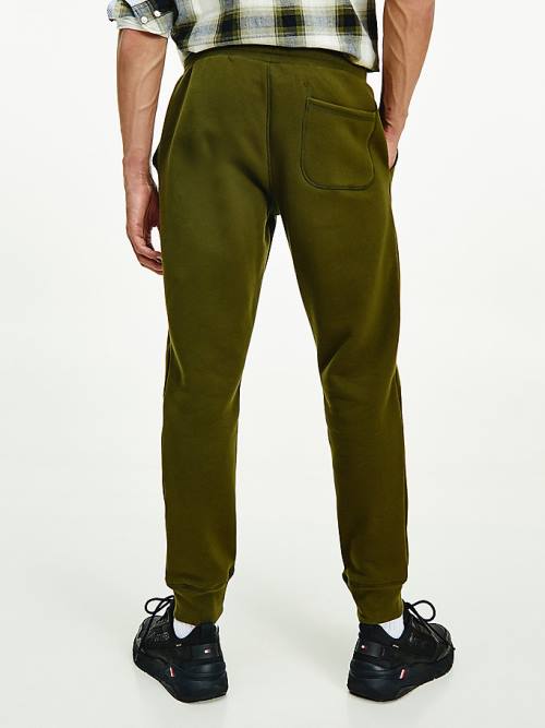 Brown Tommy Hilfiger Peached Fleece Joggers Men's Pants | TH528GSD