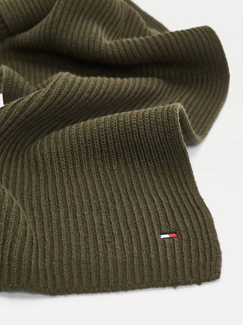 Brown Tommy Hilfiger Pima Cotton Cashmere Men's Scarves | TH701VYJ