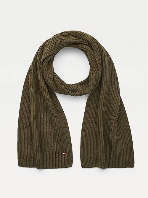 Brown Tommy Hilfiger Pima Cotton Cashmere Men\'s Scarves | TH701VYJ