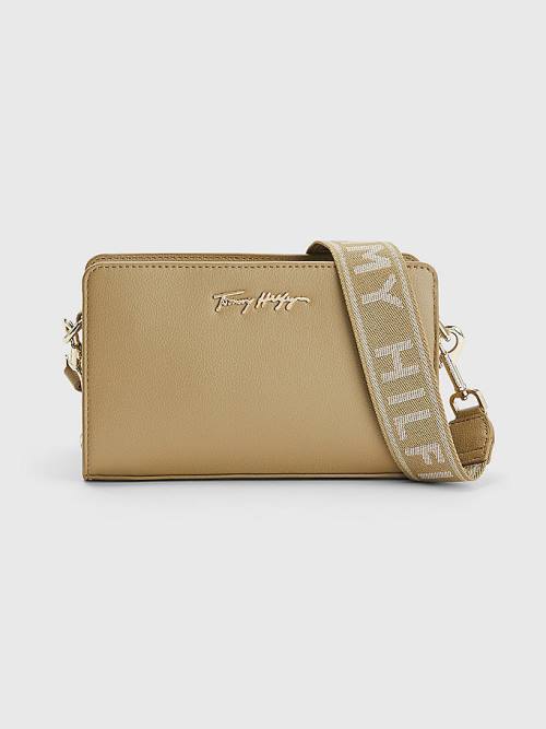 Brown Tommy Hilfiger Signature Camera Women\'s Bags | TH047AUS