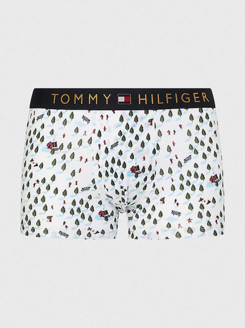 Brown Tommy Hilfiger Stretch Cotton Trunks And Socks Set Men's Underwear | TH082SNL