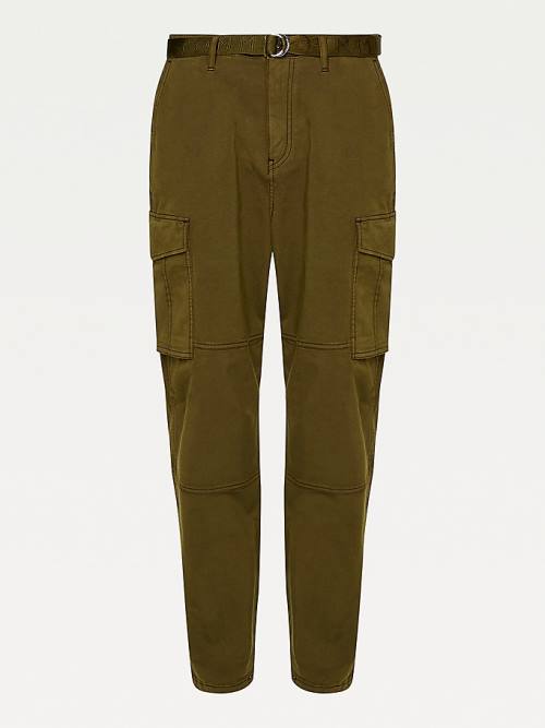 Brown Tommy Hilfiger Tapered Cargo Women's Pants | TH367WYH