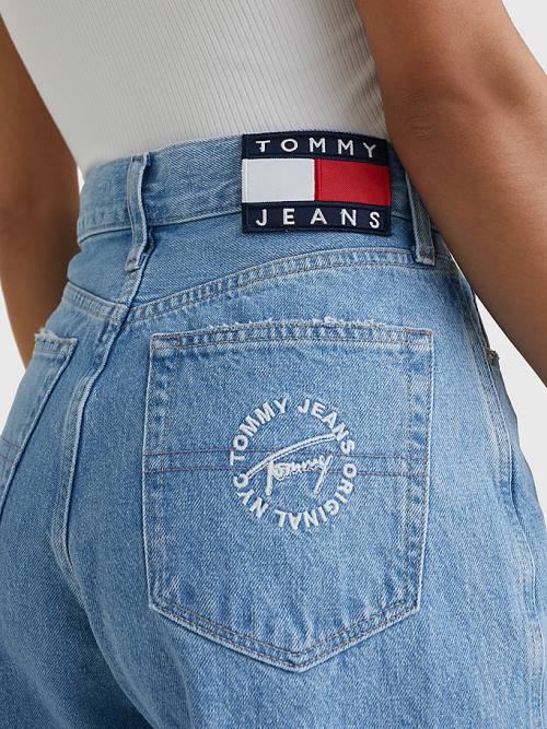 Denim Tommy Hilfiger Betsy Mid Rise Loose Women's Jeans | TH297PKT