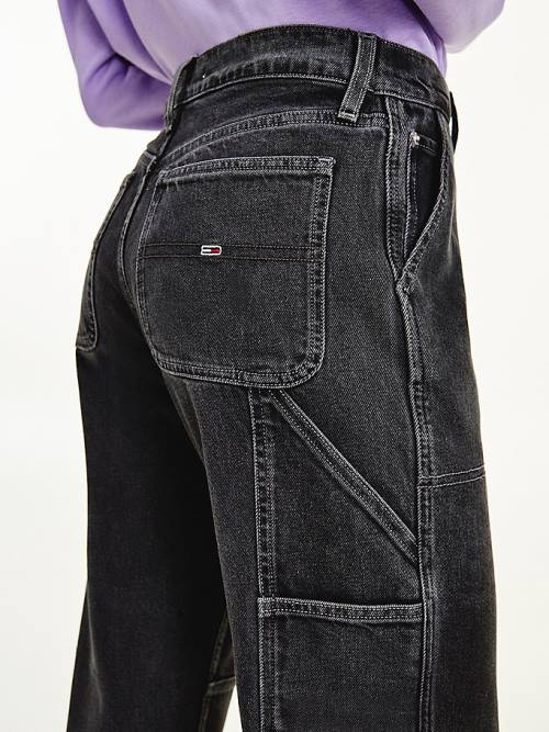 Denim Tommy Hilfiger Betsy Mid Rise Straight Carpenter Women's Jeans | TH648BDY