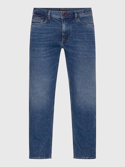 Denim Tommy Hilfiger Bleecker Slim Faded Men's Jeans | TH421YEF