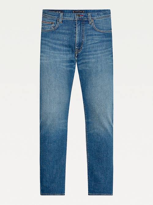 Denim Tommy Hilfiger Bleecker Slim Faded Men's Jeans | TH653ZJB