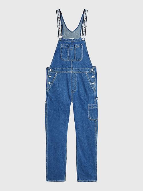 Denim Tommy Hilfiger Carpenter Denim Dungarees Men's Jeans | TH357YCN