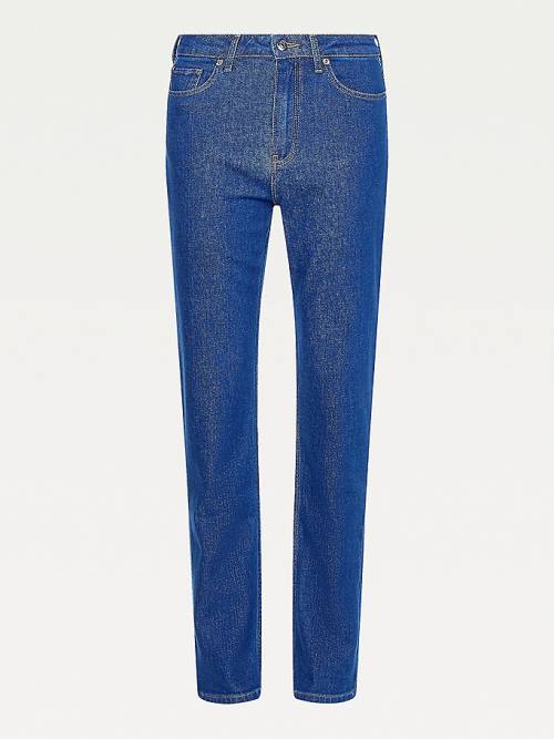 Denim Tommy Hilfiger Classics High Rise Straight Women's Jeans | TH031REA