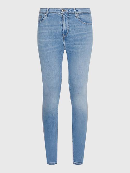 Denim Tommy Hilfiger Como Mid Rise Skinny TH Flex Women's Jeans | TH631THP