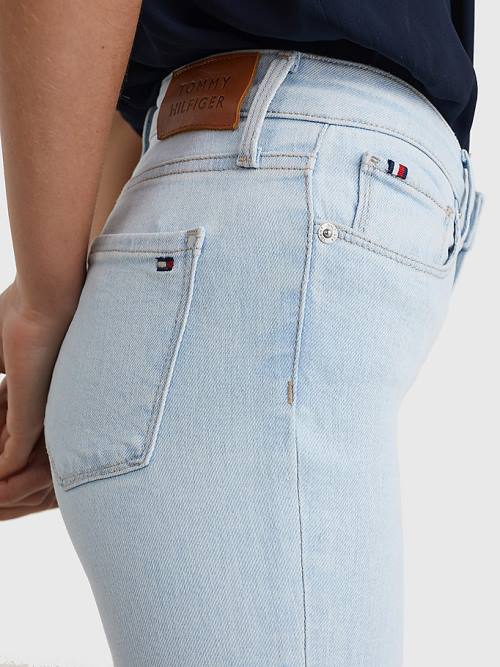 Denim Tommy Hilfiger Como Mid Rise Skinny Women's Jeans | TH721ECQ