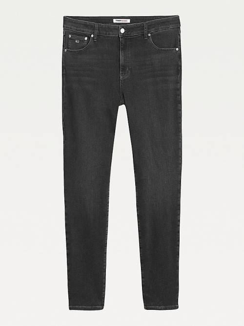 Denim Tommy Hilfiger Curve Melany Ultra High Rise Super Skinny Women's Jeans | TH732EOS