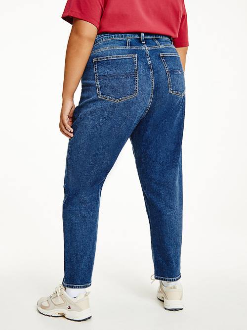 Denim Tommy Hilfiger Curve Mom Ultra High Rise Tapered Women's Jeans | TH321TAV