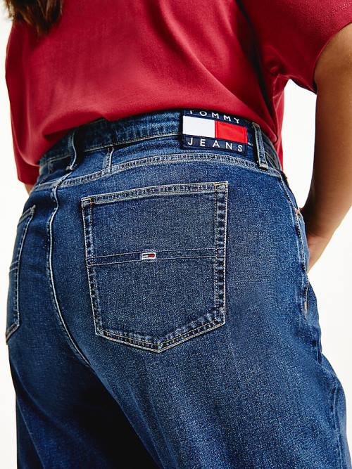 Denim Tommy Hilfiger Curve Mom Ultra High Rise Tapered Women's Jeans | TH321TAV