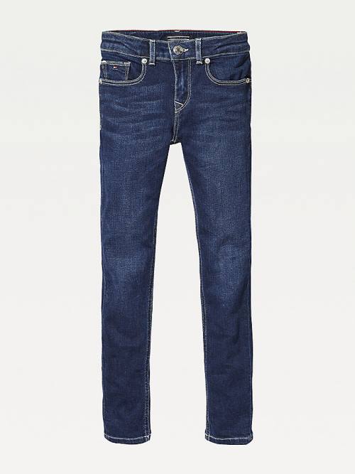 Denim Tommy Hilfiger Dark Wash Skinny Boys\' Jeans | TH421MSV