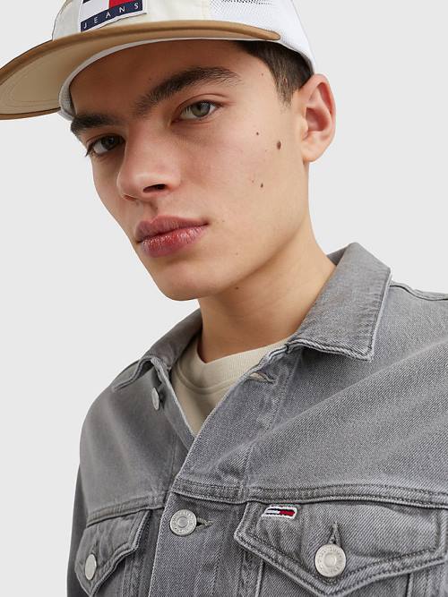 Denim Tommy Hilfiger Denim Trucker Men's Jackets | TH419SEA