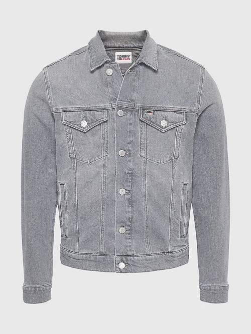 Denim Tommy Hilfiger Denim Trucker Men's Jackets | TH419SEA