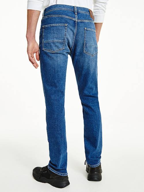 Denim Tommy Hilfiger Denton Straight Faded Men's Jeans | TH082GNX