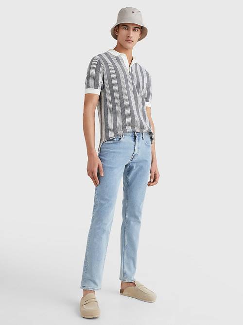 Denim Tommy Hilfiger Denton Straight Faded Men's Jeans | TH176ZXQ