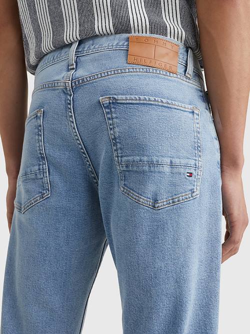 Denim Tommy Hilfiger Denton Straight Faded Men's Jeans | TH176ZXQ