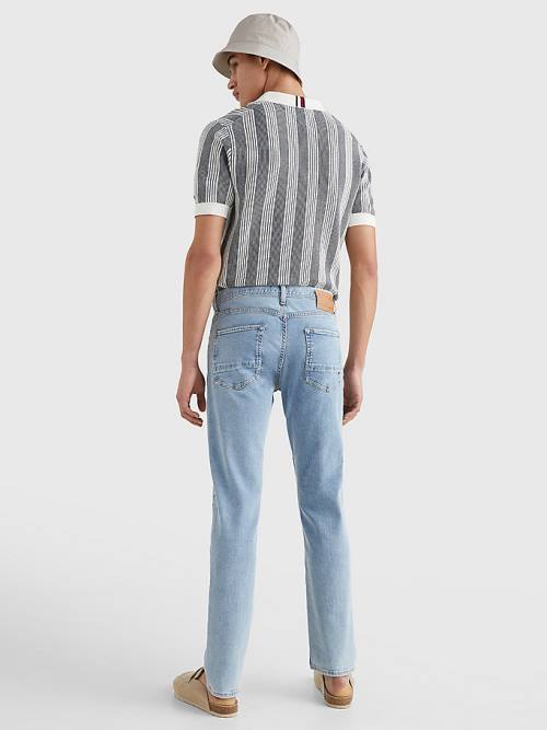 Denim Tommy Hilfiger Denton Straight Faded Men's Jeans | TH176ZXQ