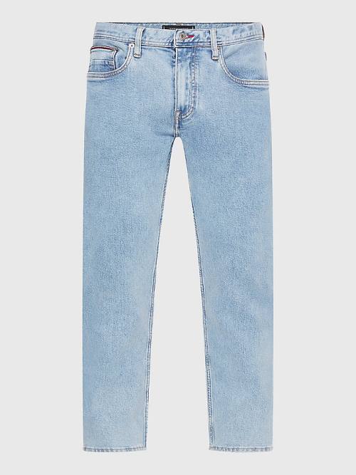 Denim Tommy Hilfiger Denton Straight Faded Men's Jeans | TH176ZXQ