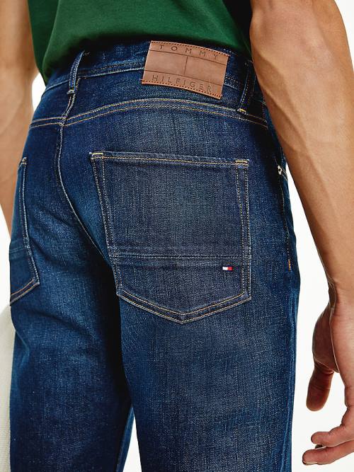 Denim Tommy Hilfiger Denton Straight Faded Men's Jeans | TH531FPS