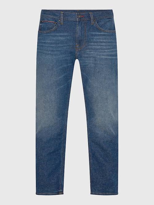 Denim Tommy Hilfiger Denton Straight Faded Men's Jeans | TH920YCI