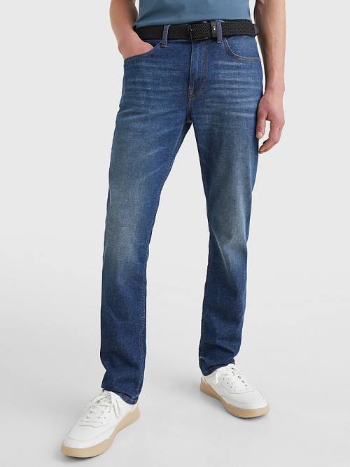 Denim Tommy Hilfiger Denton Straight Faded Men\'s Jeans | TH920YCI