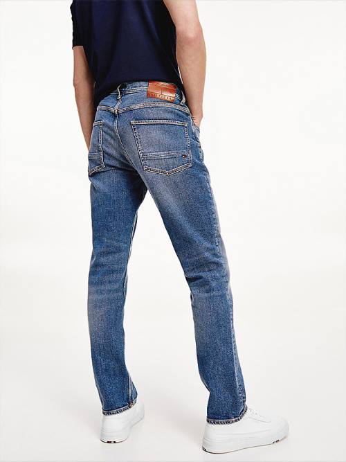 Denim Tommy Hilfiger Denton Straight Men's Jeans | TH465HRQ