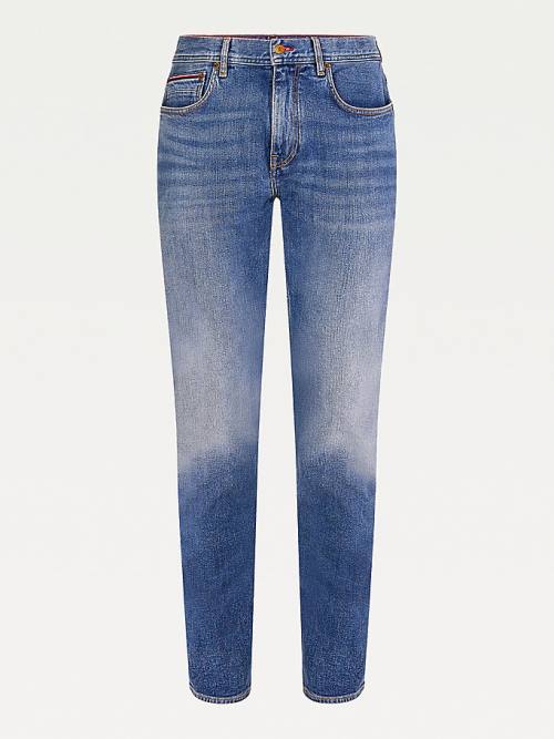 Denim Tommy Hilfiger Denton Straight Men's Jeans | TH465HRQ