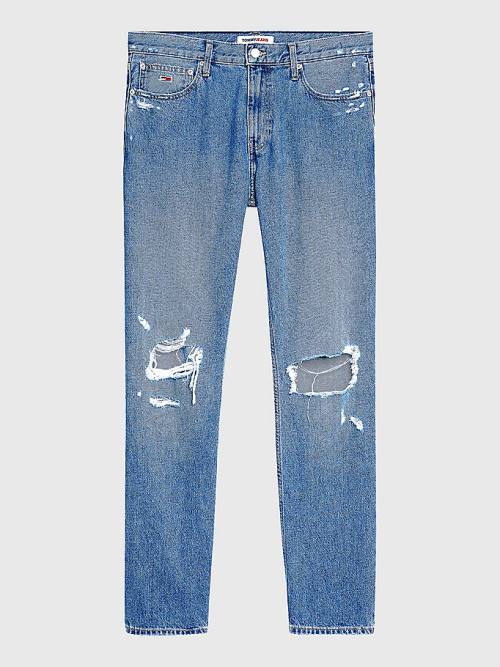 Denim Tommy Hilfiger Ethan Cotton Hemp Straight Fit Men's Jeans | TH639CDM