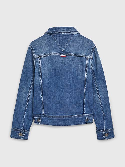 Denim Tommy Hilfiger Faded Denim Trucker Boys' Jackets | TH231CNA