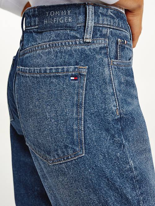 Denim Tommy Hilfiger Gramercy High Rise Tapered Mom Women's Jeans | TH279TID