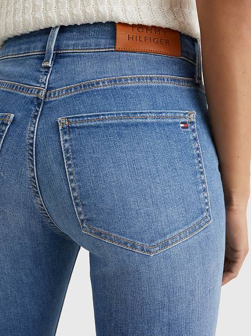 Denim Tommy Hilfiger Harlem High Rise Super Skinny TH Flex Women's Jeans | TH265NWB