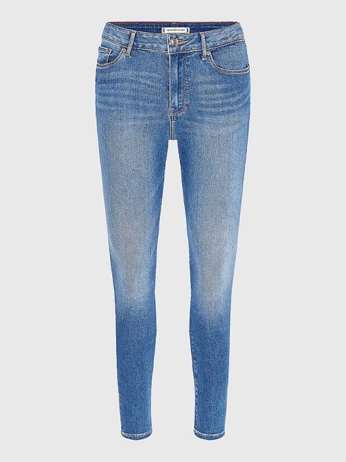 Denim Tommy Hilfiger Harlem High Rise Super Skinny TH Flex Women's Jeans | TH265NWB