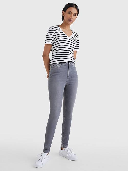 Denim Tommy Hilfiger Harlem High Rise Super Skinny Women's Jeans | TH574WTA